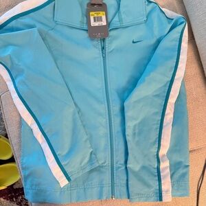 Nike Womens Jacket Size S Blue Activewear, Unlined Jacket NWT